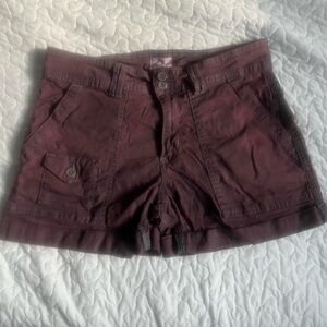 Women’s Brown Cargo Shorts